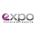 الشعار الخاص بسلسلة فنادق Expo Hoteles & Resorts